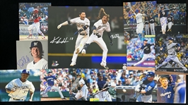 2004-2023 Junior Spivey Keston Huira Jimmy Nelson Khris Davis and More Autographed 5x7 8x10 and 16x20 Color Photos (Lot of 27)