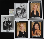 1990s-2000s Rock N Roll & Womens Billiards Signed Photos - Lot of 5