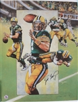 1992-2010 Brett Favre Green Bay Packers Signed 16x20 Print (JSA)