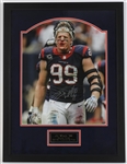 2012 JJ Watt Houston Texans Signed 22x30 Framed Photo (JSA)