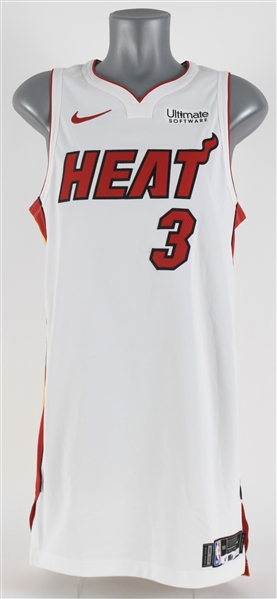 2018-19 Dwyane Wade Miami Heat Association Edition Jersey (MEARS A5) Final Season