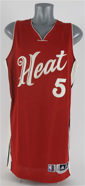 2015-16 Amare Stoudemire Miami Heat Alternate Christmas Jersey (MEARS A5)
