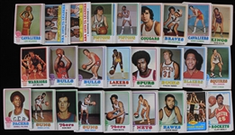 1973-74 Topps Basketball Trading Card Collection - Lot of 174 w/ Wilt Chamberlain & More