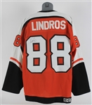1994-2000 Eric Lindros Philadelphia Flyers Signed Road Jersey (MEARS A5/JSA)