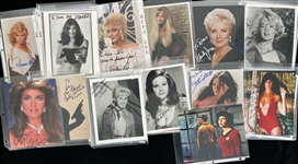 1980's-2000's Female Celebrity & Entertainers Signed Photo Collection - Lot of 120 
