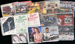 1980's-2000's Auto Racing Indy Car Boxing Baseball Basketball Signed Photo Collection - Lot of 130