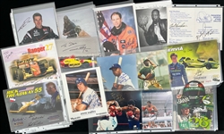 1980's-2000's Auto Racing Indy Car Boxing Baseball Basketball Signed Photo Collection - Lot of 130