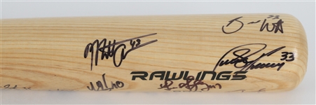 2019 Milwaukee Brewers Multi Signed Rawlings Bat w/ 15 Signatures Including Brandon Woodruff, Josh Hader, Craig Counsell & More (Koos For Kids Fundraiser)