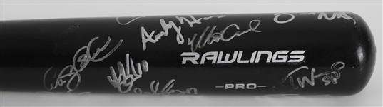 2019 Milwaukee Brewers Multi Signed Rawlings Bat w/ 15 Signatures Including Brandon Woodruff, Josh Hader, Craig Counsell & More (Koos For Kids Fundraiser)