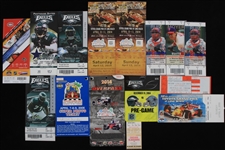 1979-2014 Baseball Football Boxing Auto Racing Hockey Ticket Collection - Lot of 15