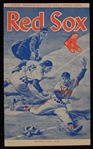 1961 Boston Red Sox New York Yankees Fenway Park Unscored Game Program 