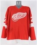 1988-90 Doug Houda Detroit Red Wings Signed Road Jersey (MEARS LOA/Beckett)