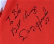 1988-90 Doug Houda Detroit Red Wings Signed Road Jersey (MEARS LOA/Beckett)