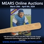 1965-68 Yogi Berra New York Mets H&B Louisville Slugger Professional Spline Model Coaches Bat (MEARS LOA & PSA/DNA)