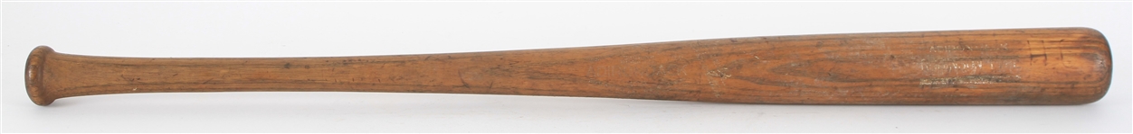 1958-60 Robinson Adirondack Professional Model Post Career Index Bat (MEARS LOA)