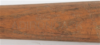 1958-60 Robinson Adirondack Professional Model Post Career Index Bat (MEARS LOA)