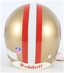 2000's-2023 Signed Football Items - Lot of 2 w/ Steve Young Full Size Helmet & Zay Flowers Autograph Panel Football (JSA)