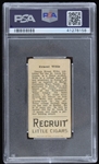 1912 Ernest Wilie St. Louis Cardinals Slabbed T207 Brown Background Baseball Trading Card (PSA VG 3 MC)