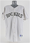 1998 Robbie Beckett Colorado Rockies Spring Training Home Jersey (MEARS LOA)