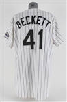 1998 Robbie Beckett Colorado Rockies Spring Training Home Jersey (MEARS LOA)