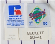 1998 Robbie Beckett Colorado Rockies Spring Training Home Jersey (MEARS LOA)
