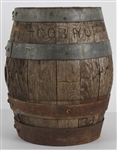 1915-30's Jacob Ruppert New York Yankees Owner Ruppert Brewing Company Wooden Beer Keg + 1923 NY License Plate (MEARS LOA)