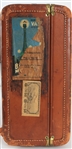 1952 Arch Ward Suitcase w/ Cunard White Star to Europe on the Mauretania Tag Affixed Father of the Major League Baseball All Star Game