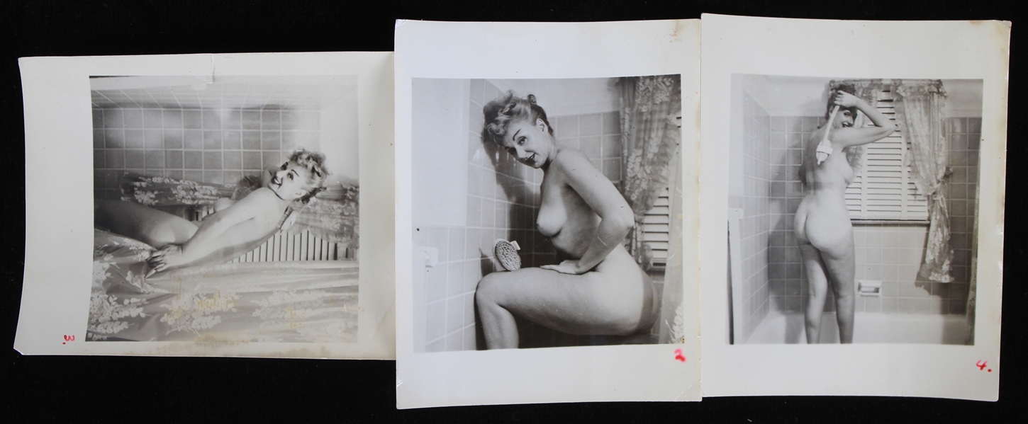 1950s-60s 3"x4" B&W Unknown Female Photos (Lot of 3)