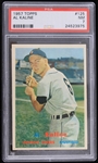 1957 Al Kaline Detroit Tigers Topps Trading Card #125 (NM-7)