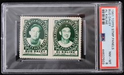 1961 Al Kaline Detroit Tigers and Bud Daley Kansas City As Topps Stamp Panels (NM-MT 8)