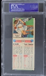 1955 Al Kaline Detroit Tigers #45 and Corky Valentine Cincinnati Redlegs #46 Topps Doublehead (NM 7)