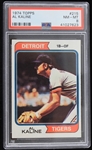 1974 Al Kaline Detroit Tigers Topps Trading Card #215 (NM-MT 8)