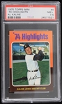 1975 Al Kaline Detroit Tigers Topps Mini Trading Card #4 (NM+ 7.5)