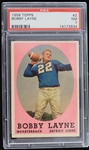 1958 Bobby Layne Detroit Lions Topps Trading Card #2 (NM 7)