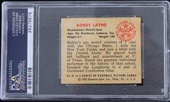1950 Bobby Layne Detroit Lions Bowman Trading Card #37 (EX-MT 6)