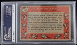 1958 Al Kaline Harvey Kuehn Detroit Tigers Big Bats Topps Trading Card #304 (NM-MT 8)