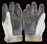 2009 Ivan Rodriguez Houston Astros Game Worn Franklin Batting Gloves (MEARS LOA)