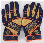 2018 Jose Altuve Houston Astros Player Issued Franklin MVP Batting Gloves (MEARS LOA)