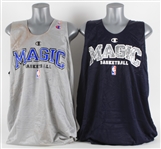 1999-2001 Bo Outlaw John Amaechi Orlando Magic Reversible Practice Jerseys - Lot of 2 (MEARS LOA)