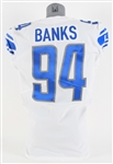 2022 Eric Banks Detroit Lions Preseason Jersey (MEARS LOA)