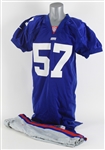 2000 OJ Childress New York Giants Preseason Jersey w/ Uniform Pants (MEARS LOA)