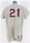1961 Ray Moore Minnesota Twins Game Worn Road Jersey (MEARS LOA)