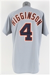 1997 Bobby Higginson Detroit Tigers Game Worn Road Jersey (MEARS LOA)