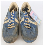 1974-78 Game Worn Converse Baseball Cleats Attributed to Rick Rhoden (MEARS LOA) 