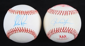 1990's Baseball Memorabilia Collection - Lot of 3 w/ Lou Gehrig Gold Stamp, Nolan Ryan Signed Ryan Express Display, Rollie Fingers Signed Baseball & More (JSA)