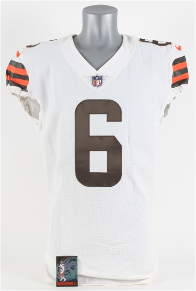 2021 Baker Mayfield Cleveland Browns Road Jersey (MEARS LOA)