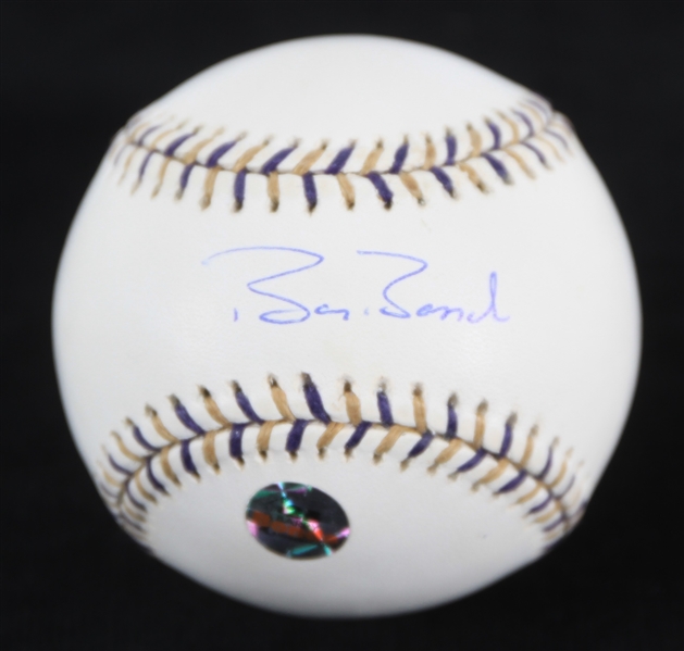2002 Barry Bonds San Francisco Giants Signed Official All Star Game Baseball (Bonds Hologram/COA Card) 