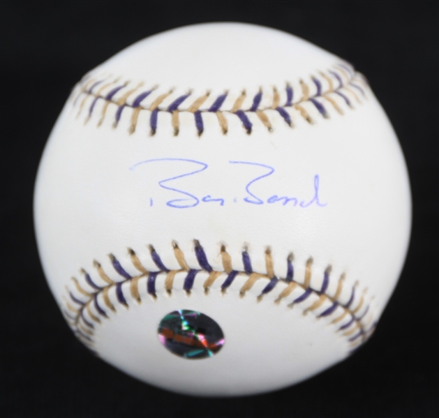 2002 Barry Bonds San Francisco Giants Signed Official All Star Game Baseball (Bonds Hologram/COA Card) 