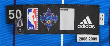 2008-09 Tyson Chandler New Orleans Hornets Game Worn Road Jersey (MEARS A5)
