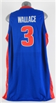 2001-02 Ben Wallace Detroit Pistons Game Worn Road Jersey (MEARS A5)